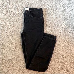 Black Jcrew Midrise Jeggings